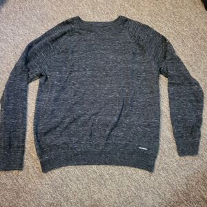 Classic Gray Crewneck Sweater Timeless Knit
